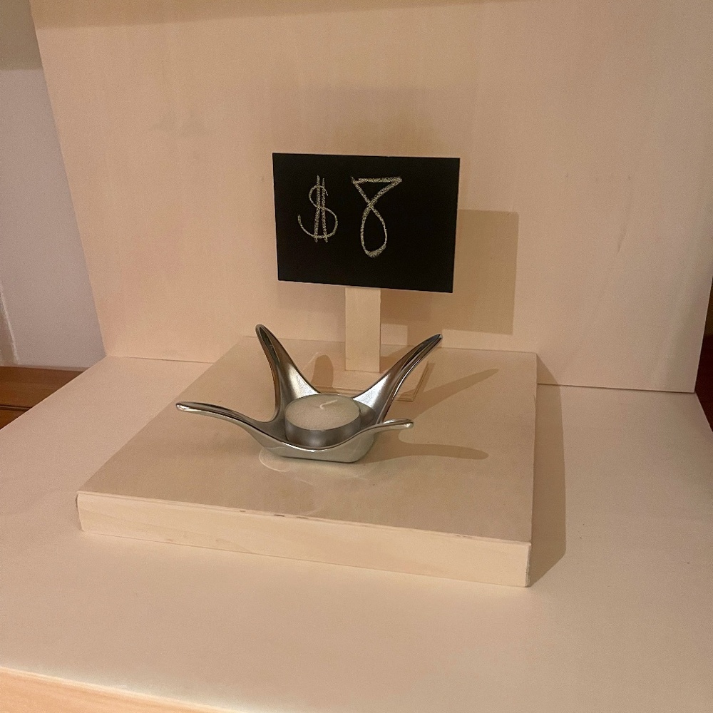 MODERN 4 PRONG CANDLE VOTIVE